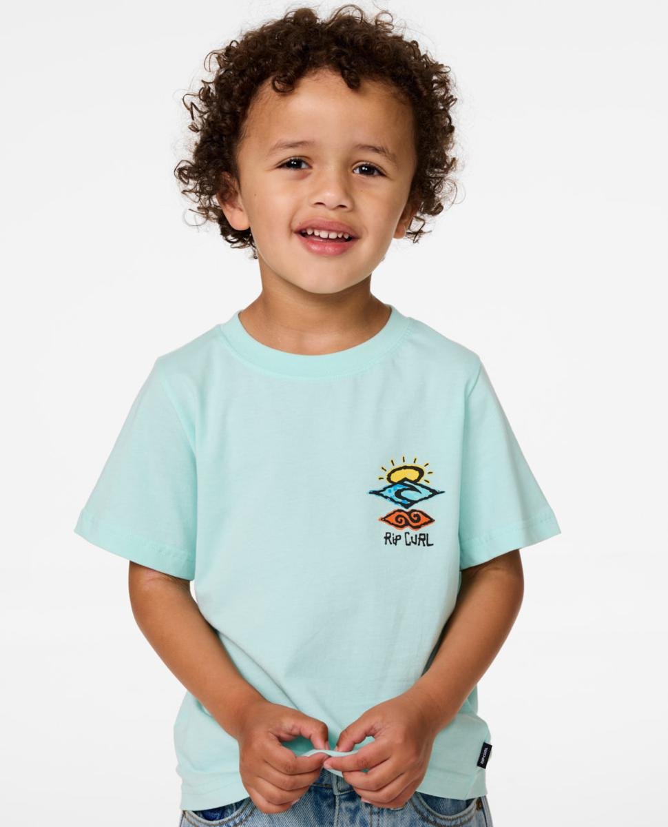 Rip Curl Icons Of Shred Tee -boy Light Aqua. Rip Curl Tees in Toddlers Tees & Toddlers T-shirts & Singlets. Code: 016TTE
