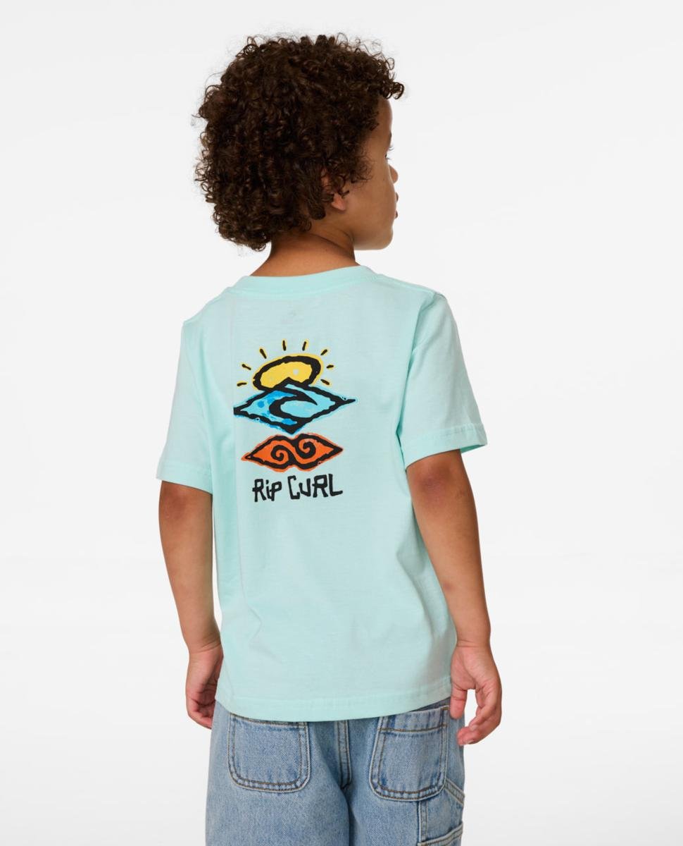 Rip Curl Icons Of Shred Tee -boy Light Aqua. Rip Curl Tees in Toddlers Tees & Toddlers T-shirts & Singlets. Code: 016TTE
