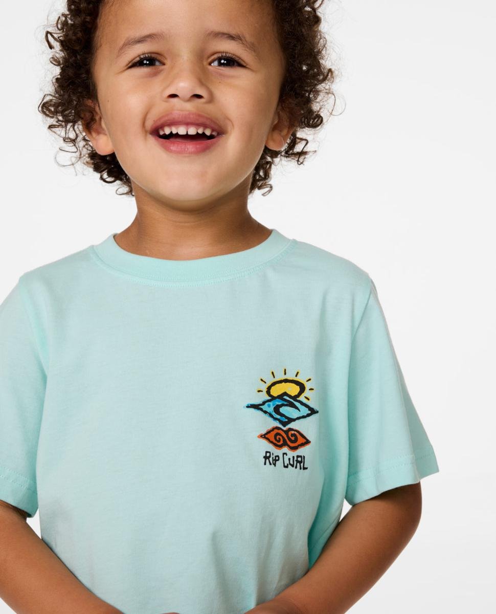 Rip Curl Icons Of Shred Tee -boy Light Aqua. Rip Curl Tees in Toddlers Tees & Toddlers T-shirts & Singlets. Code: 016TTE