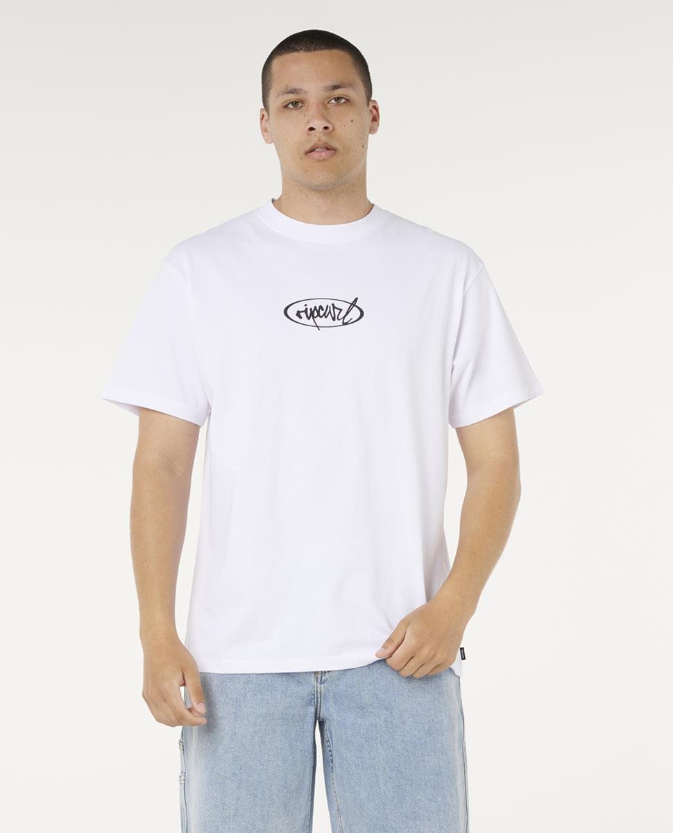 Rip Curl Rip Script Tee White. Rip Curl Tees in Mens Tees & Mens T-shirts & Singlets. Code: 0SRMTE