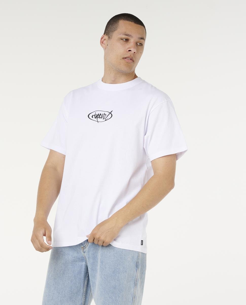 Rip Curl Rip Script Tee White. Rip Curl Tees in Mens Tees & Mens T-shirts & Singlets. Code: 0SRMTE