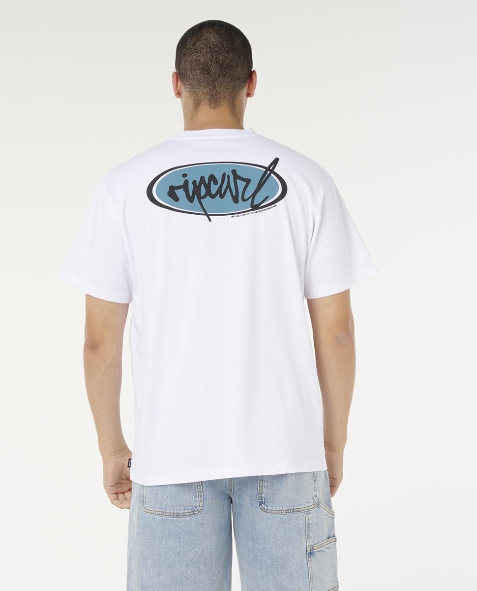 Rip Curl Rip Script Tee White. Rip Curl Tees in Mens Tees & Mens T-shirts & Singlets. Code: 0SRMTE