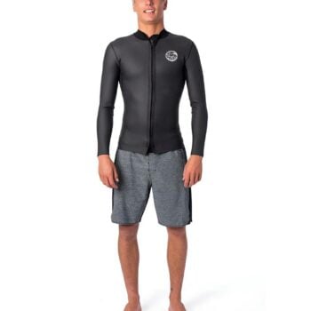 Rip Curl Dawn Patrol 1.5mm Long Sleeve Front Zip Jacket Black. Rip Curl Vest & Jackets in Mens Vest & Jackets & Mens Wetsuits. Code: 116MWJ