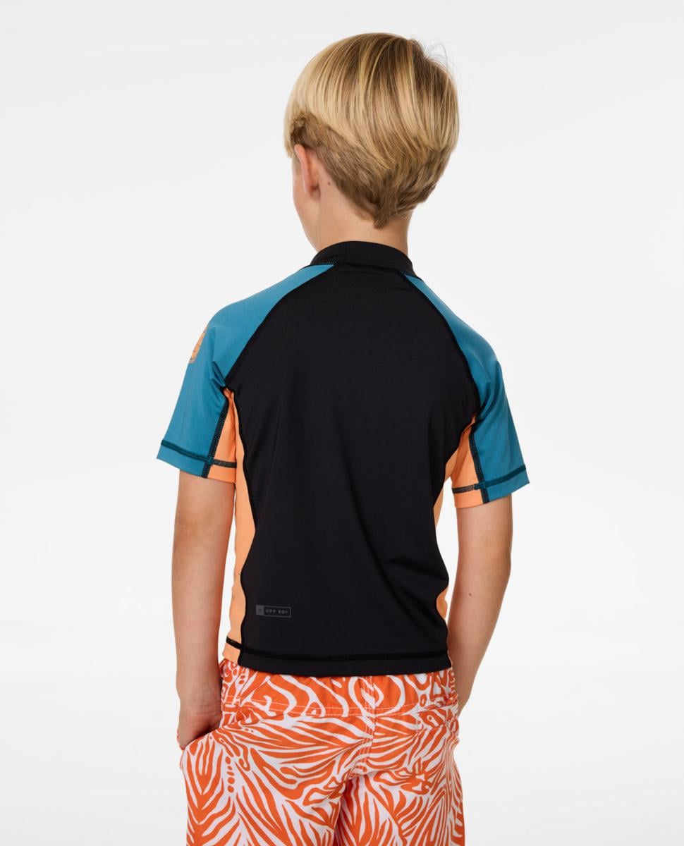 Rip Curl Shock Upf S/s-boy Storm Blue. Rip Curl Rashvests in Toddlers Rashvests & Toddlers Wetsuits. Code: 11BTRV