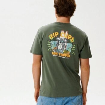 Rip Curl Down Under Koala Tee Dark Olive. Rip Curl Tees in Mens Tees & Mens T-shirts & Singlets. Code: 15FMTE