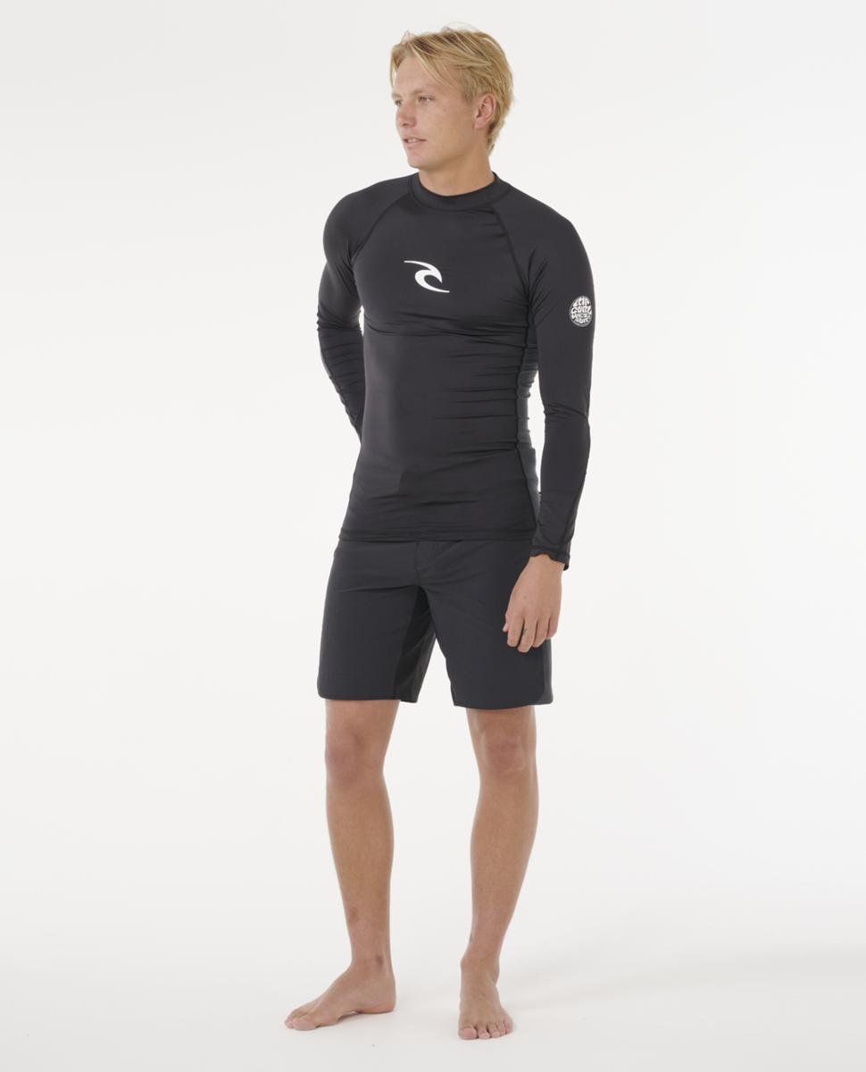 Rip Curl Waves Upf Perf L/s Black. Rip Curl Rashvests in Mens Rashvests & Mens Wetsuits. Code: 16FMRV