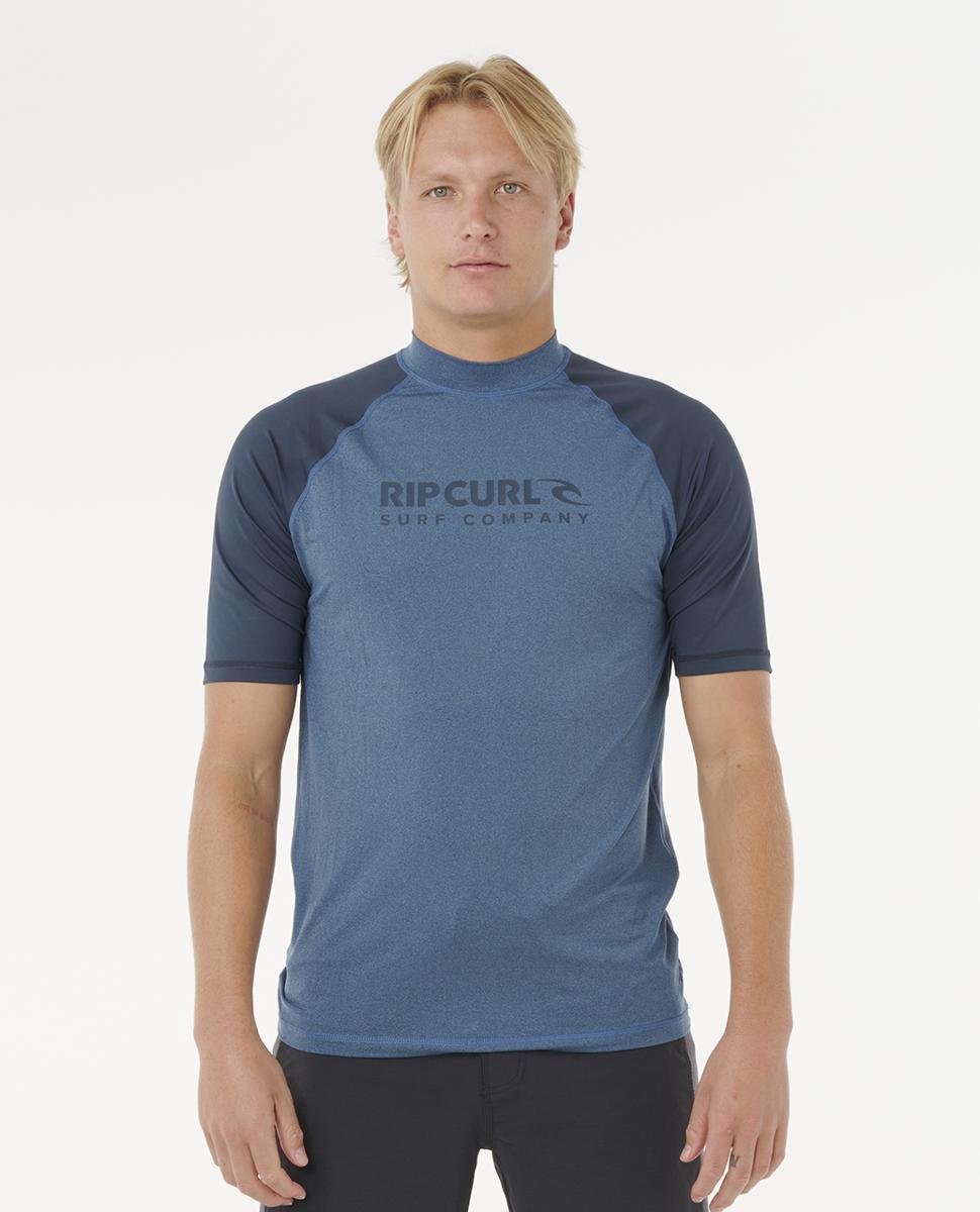 Rip Curl Shock Upf S/s Navy Marle. Rip Curl Rashvests in Mens Rashvests & Mens Wetsuits. Code: 16HMRV