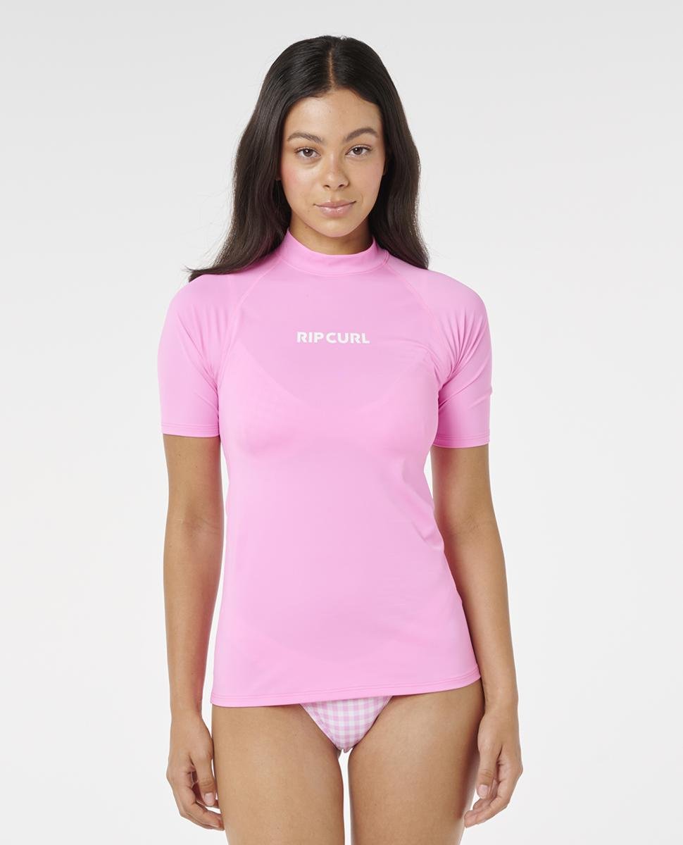 Rip Curl Classic Surf Ss Upf Rashg Light Pink. Rip Curl Rashvests in Womens Rashvests & Womens Wetsuits. Code: 17NWRV