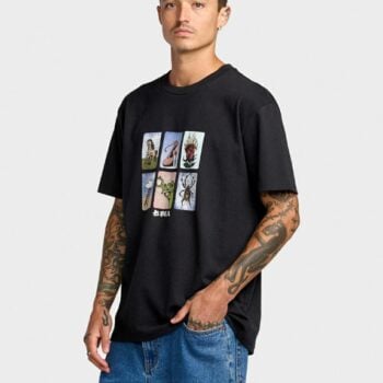Rvca Ksl Ss Black. Rvca Tees in Mens Tees & Mens T-shirts & Singlets. Code: 23A353524