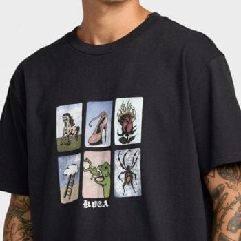 Rvca Ksl Ss Black. Rvca Tees in Mens Tees & Mens T-shirts & Singlets. Code: 23A353524