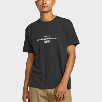 Rvca Signal Ss Tee Black. Rvca Tees in Mens Tees & Mens T-shirts & Singlets. Code: 23A353532