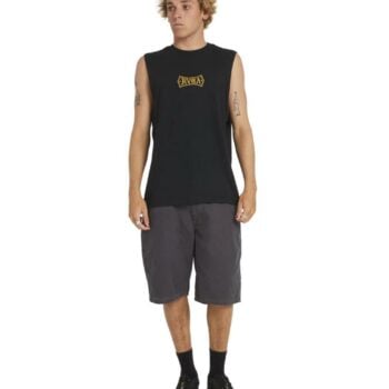 Rvca Meric Text Muscle Black. Rvca Singlets & Tanks in Mens Singlets & Tanks & Mens T-shirts & Singlets. Code: 23A374557
