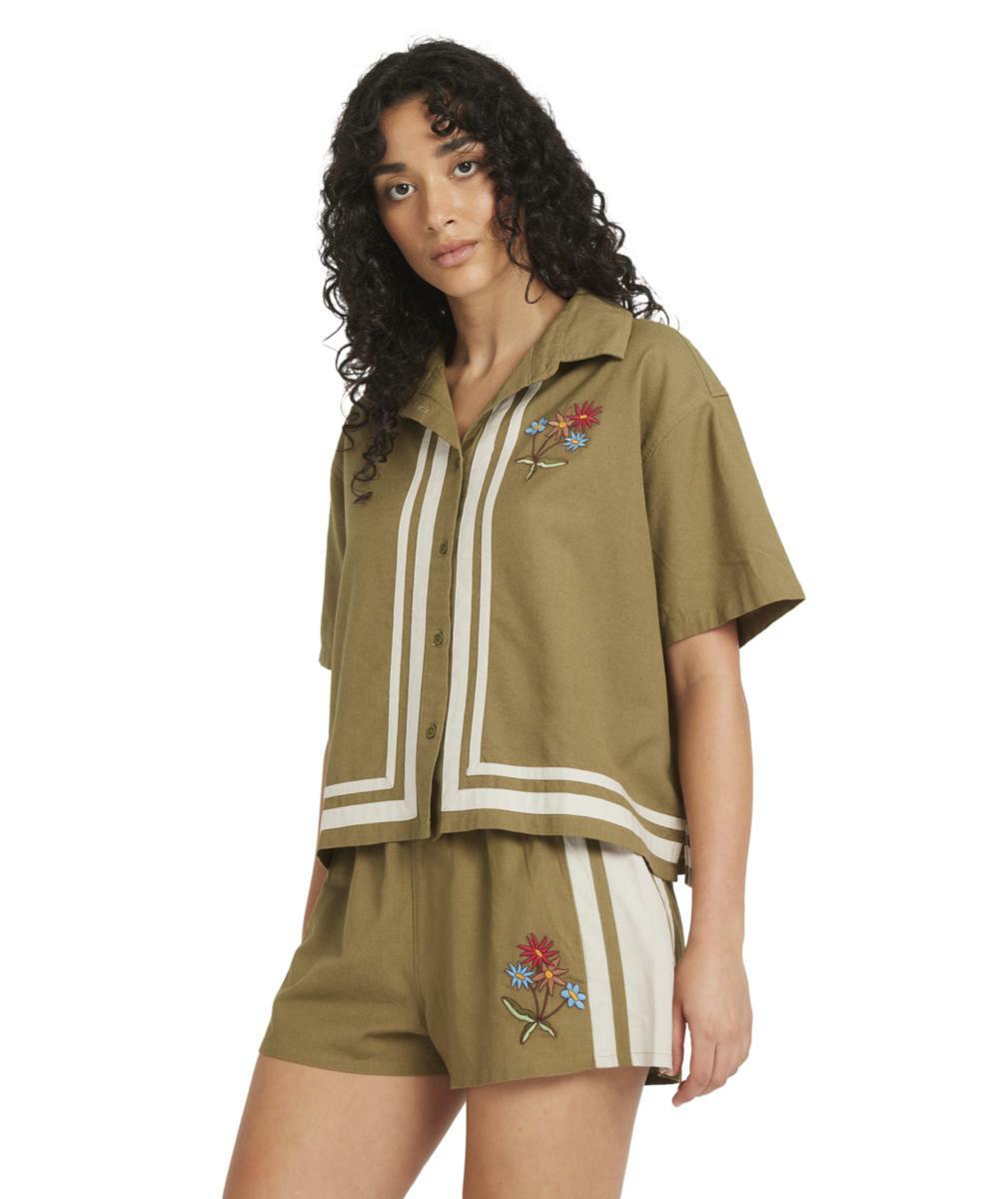 Rvca Mel G Ss Olive. Rvca Knitwears in Womens Knitwears & Womens Jackets, Jumpers & Knits. Code: 23B044511