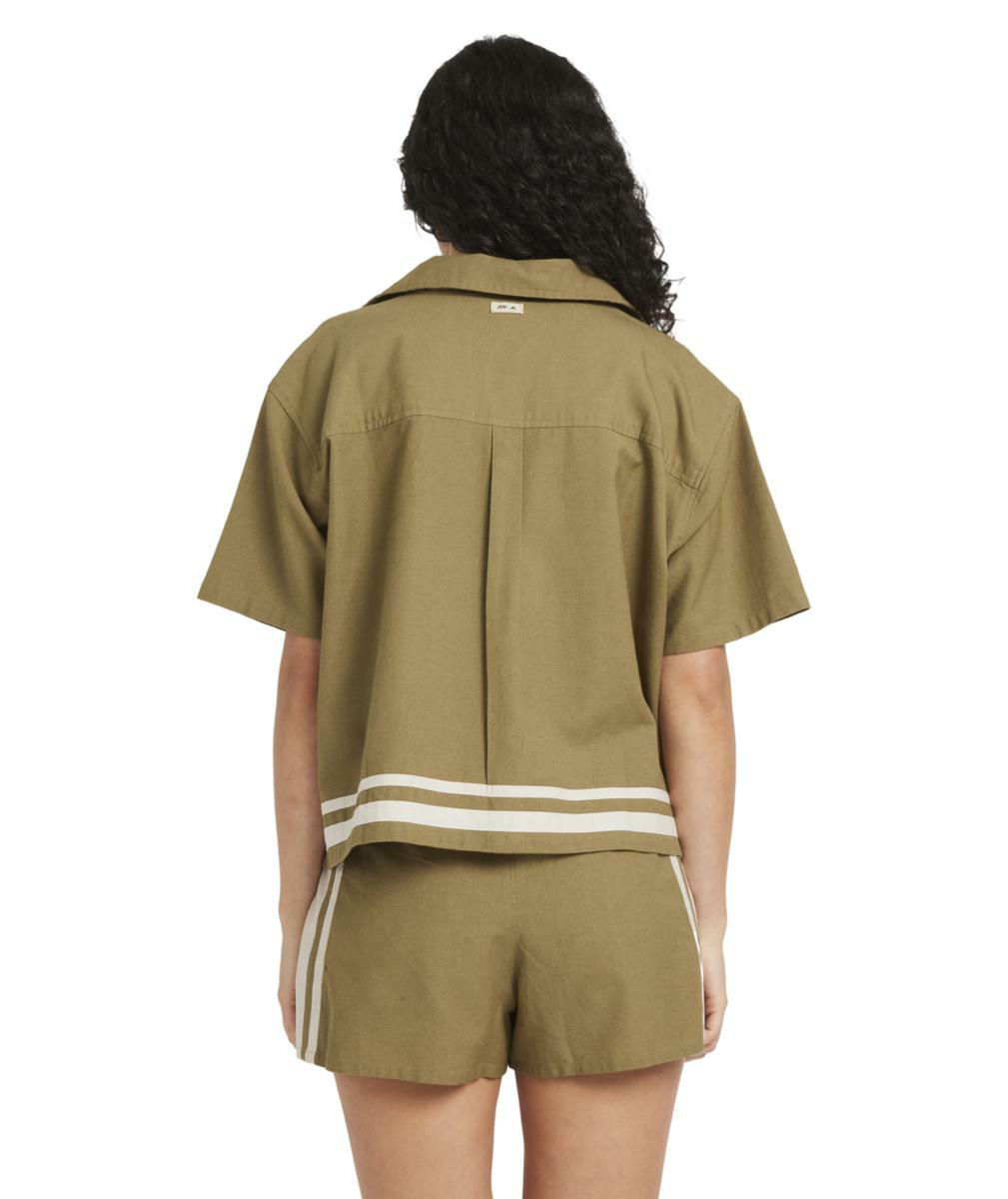 Rvca Mel G Ss Olive. Rvca Knitwears in Womens Knitwears & Womens Jackets, Jumpers & Knits. Code: 23B044511