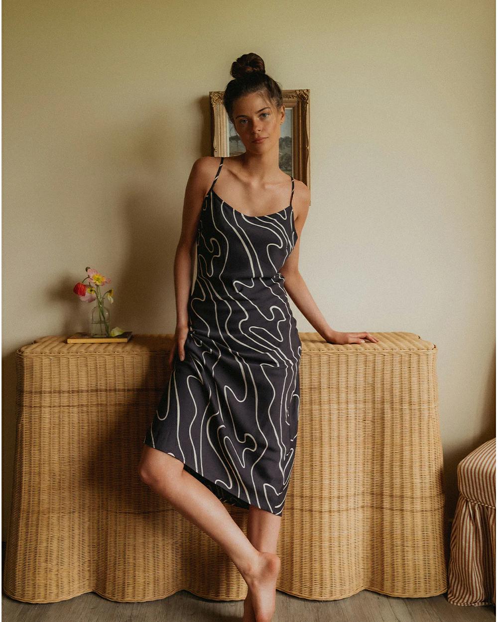 Rvca Lets Dance Slip Dress Washed Black. Rvca Dresses in Womens Dresses & Womens Skirts, Dresses & Jumpsuits. Code: 23B132511