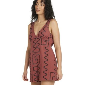 Rvca Sunnie Jumper Mahogany. Rvca Dresses in Womens Dresses & Womens Skirts, Dresses & Jumpsuits. Code: 23O603530