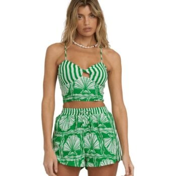 Billabong Sea Shell Wvn Tank Kelly Green. Billabong Knitwears in Womens Knitwears & Womens Jackets, Jumpers & Knits. Code: 24B064504