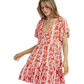 Billabong Row Of Palms Tiered Dress Red Aloha. Billabong Dresses in Womens Dresses & Womens Skirts, Dresses & Jumpsuits. Code: 24B134580
