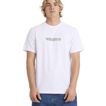 Quiksilver Quik Throwback White. Quiksilver Tees in Mens Tees & Mens T-shirts & Singlets. Code: 25A354584