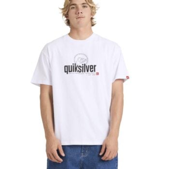 Quiksilver Construct Ss White. Quiksilver Tees in Mens Tees & Mens T-shirts & Singlets. Code: 25A434591