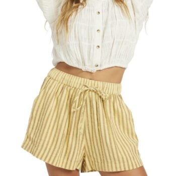 Roxy Mercado Stripe Short Butter. Roxy Walkshorts - Elastic Waist in Womens Walkshorts - Elastic Waist & Womens Shorts. Code: 26B094572