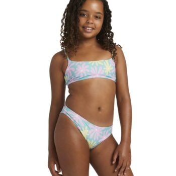 Roxy Flower Lover Bralette Set Coastal Shade Flippe. Roxy Swimwear - Separates in Girls Swimwear - Separates & Girls Swimwear. Code: ERGX203682