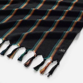 Slow Tide Baja Stripe Turkish Towel Black. Slow Tide Towels in Womens Towels & Womens Accessories. Code: ST1129