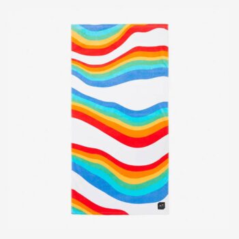 Slow Tide Roygbiv Beach Towel White White. Slow Tide Towels in Womens Towels & Womens Accessories. Code: STRP014-WH