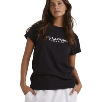 Billabong Society - Short Sleeves T-shirt For Women Black. Billabong Tees in Womens Tees & Womens T-shirts & Singlets. Code: UBJZT00437