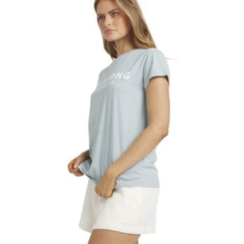 Billabong Society - Short Sleeves T-shirt For Women Mineral Blue. Billabong Tees in Womens Tees & Womens T-shirts & Singlets. Code: UBJZT00437
