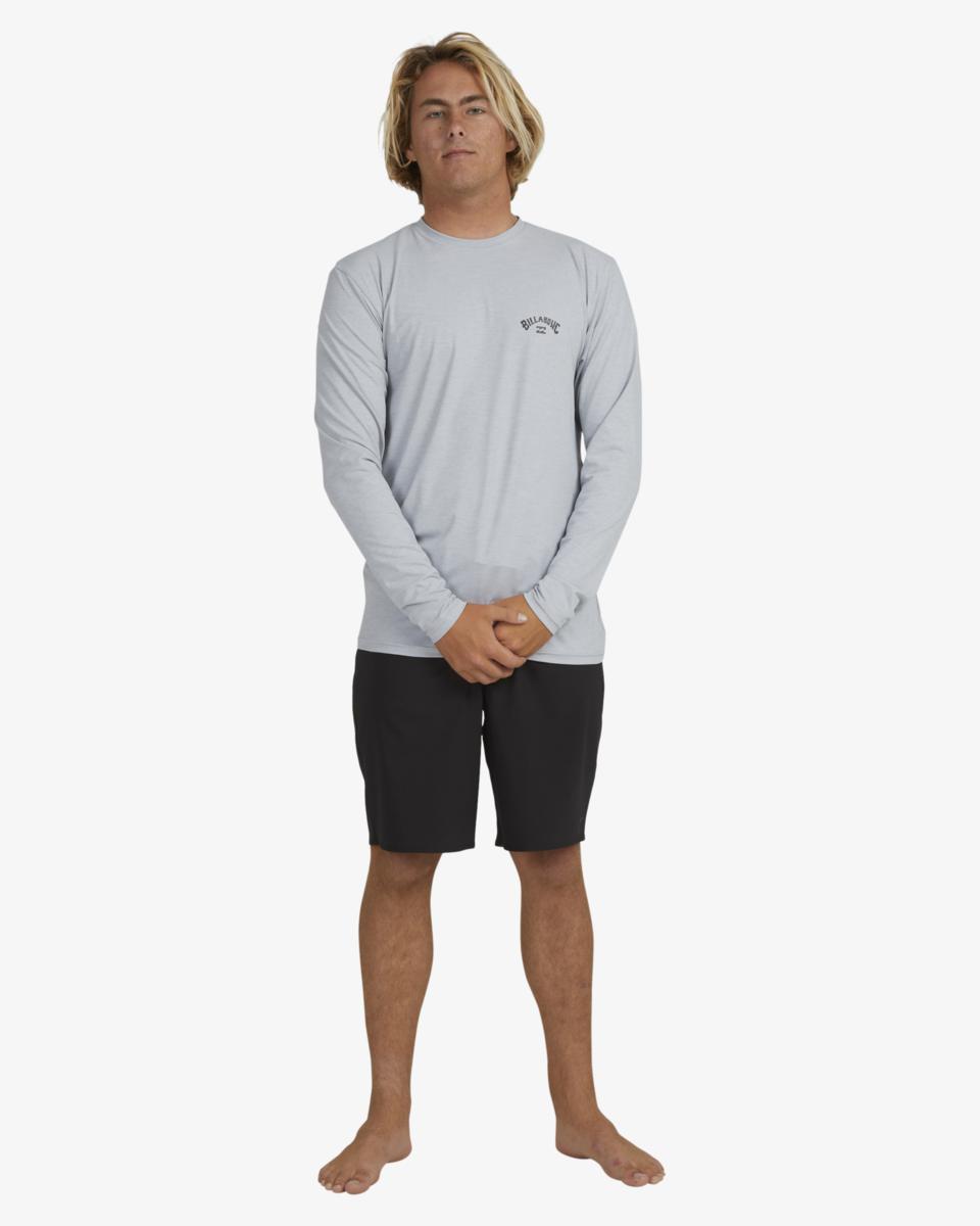 Billabong Shoreline Lf Ls Light Grey Heather. Billabong Rashvests in Mens Rashvests & Mens Wetsuits. Code: UBYWR00124