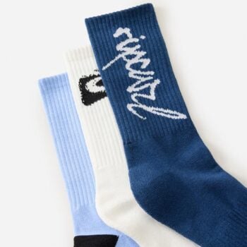 Rip Curl Retro Crew Sock 3-pk Dark Navy. Rip Curl Socks, Underwear, Pyjamas in Mens Socks, Underwear, Pyjamas & Mens Footwear. Code: 00GMSO