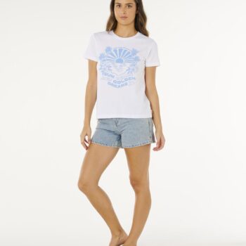 Rip Curl Sun Beams Standard Tee Optical White. Rip Curl Tees in Womens Tees & Womens T-shirts & Singlets. Code: 0M2WTE