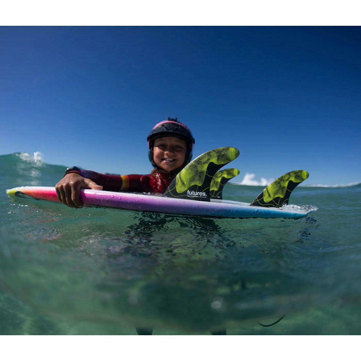 Futures Fins Jack Robinson Grom Hc Tri Yellow. Futures Fins Fins in Boardsports Fins & Boardsports Surf. Code: 103211900