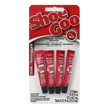 Shoe Goo Shoe Goo 4 Pack 5ml Clear. Shoe Goo Repairs in Boardsports Repairs & Boardsports Skate. Code: SHOEGOO53M