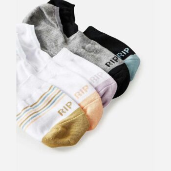 Rip Curl Women`s Invisi Sock - 5 Pack Multico. Rip Curl Socks, Underwear, Pyjamas in Womens Socks, Underwear, Pyjamas & Womens Footwear. Code: 006WSO