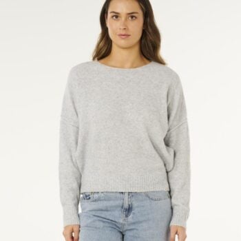 Rip Curl Emily Sweater Light Grey Marle. Rip Curl Sweats in Womens Sweats & Womens Jackets, Jumpers & Knits. Code: 013WKN