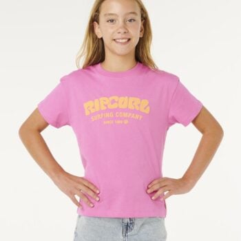 Rip Curl Surf Puff Relaxed Tee - Girls (8-14 Years) Super Pink. Rip Curl Tees in Girls Tees & Girls T-shirts & Singlets. Code: 03EGTE