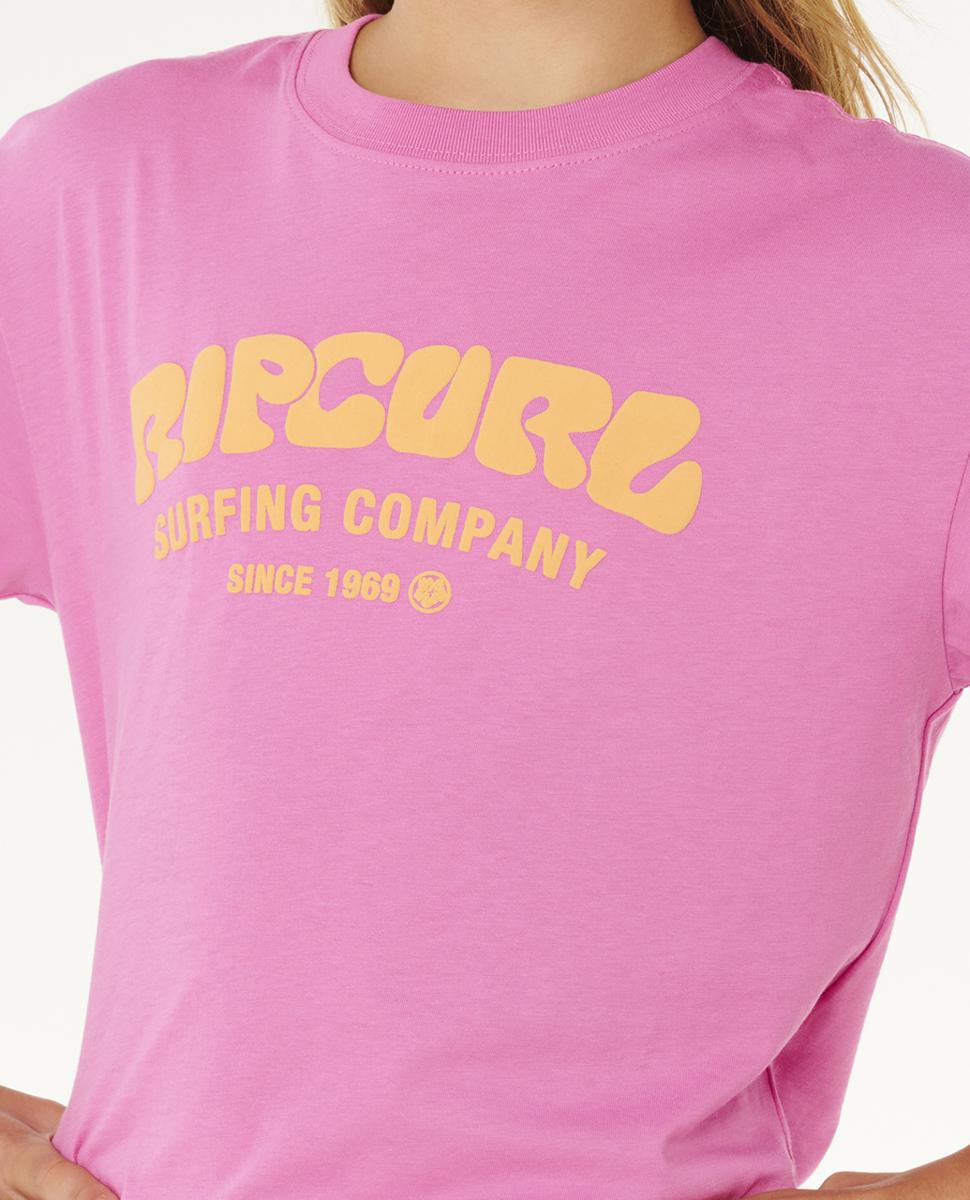 Rip Curl Surf Puff Relaxed Tee - Girls (8-14 Years) Super Pink. Rip Curl Tees in Girls Tees & Girls T-shirts & Singlets. Code: 03EGTE