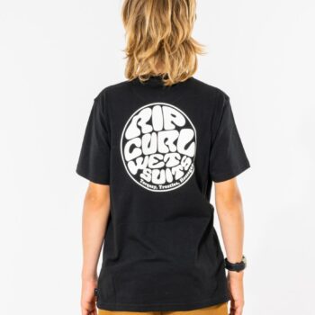 Rip Curl Wetsuit Icon Tee - Kids (8-16 Years) Black. Rip Curl Tees in Boys Tees & Boys T-shirts & Singlets. Code: 049BTE