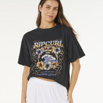 Rip Curl Pacific Coast Heritage Te Washed Black. Rip Curl Tees in Womens Tees & Womens T-shirts & Singlets. Code: 0N4WTE