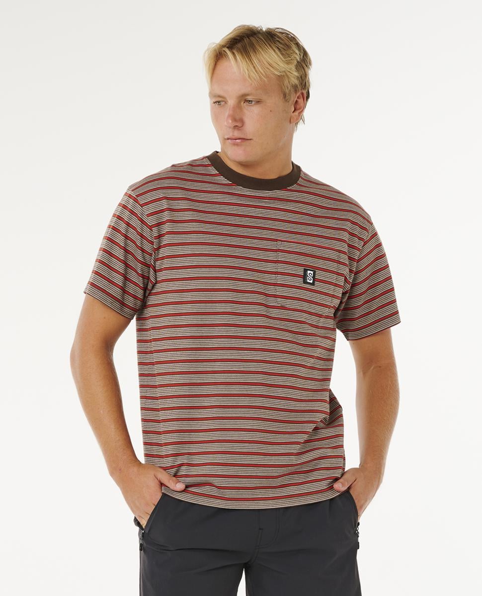 Rip Curl Search Stripe Tee Coffee. Rip Curl Tees in Mens Tees & Mens T-shirts & Singlets. Code: 0THMTE