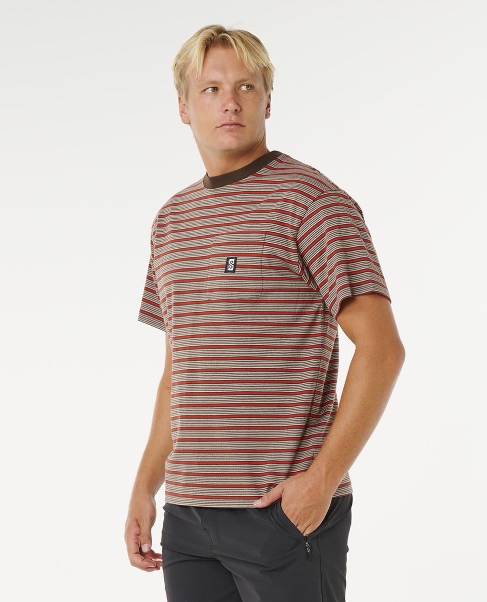 Rip Curl Search Stripe Tee Coffee. Rip Curl Tees in Mens Tees & Mens T-shirts & Singlets. Code: 0THMTE