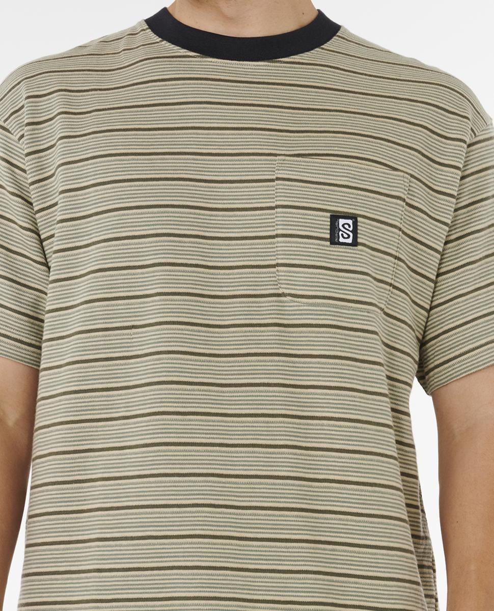 Rip Curl Search Stripe Tee Khaki Sand. Rip Curl Tees in Mens Tees & Mens T-shirts & Singlets. Code: 0THMTE