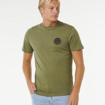 Rip Curl Wettie Icon Tee Surplus Green. Rip Curl Tees in Mens Tees & Mens T-shirts & Singlets. Code: 10VMTE