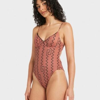 Rvca Thought Pattern Underwire Mahogany. Rvca Swimwear - One Piece in Womens Swimwear - One Piece & Womens Swimwear. Code: 23O304543