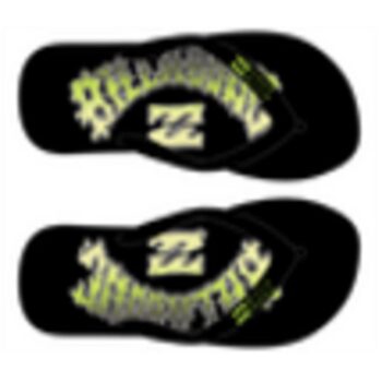 Billabong Tides 2.0 Print Thong Jet Black/lime Punch. Billabong Thongs in Mens Thongs & Mens Footwear. Code: CB01548M