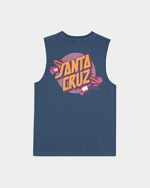 Santa Cruz Skateboards Summer 76 Reg Muscle Dark Blue. Santa Cruz Skateboards Singlets & Tanks in Boys Singlets & Tanks & Boys T-shirts & Singlets. Code: SB325-SV05