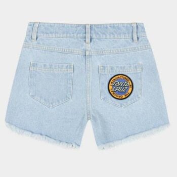 Santa Cruz Skateboards Mfg Retro Dot Raw Short Light Wash Indigo. Santa Cruz Skateboards Walkshorts - Fitted Waist in Womens Walkshorts - Fitted Waist & Womens Shorts. Code: SG325-SH05