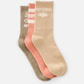 Rip Curl Icons Of Surf 3-pack Socks Stone. Rip Curl Socks, Underwear, Pyjamas in Womens Socks, Underwear, Pyjamas & Womens Footwear. Code: 00EWSO